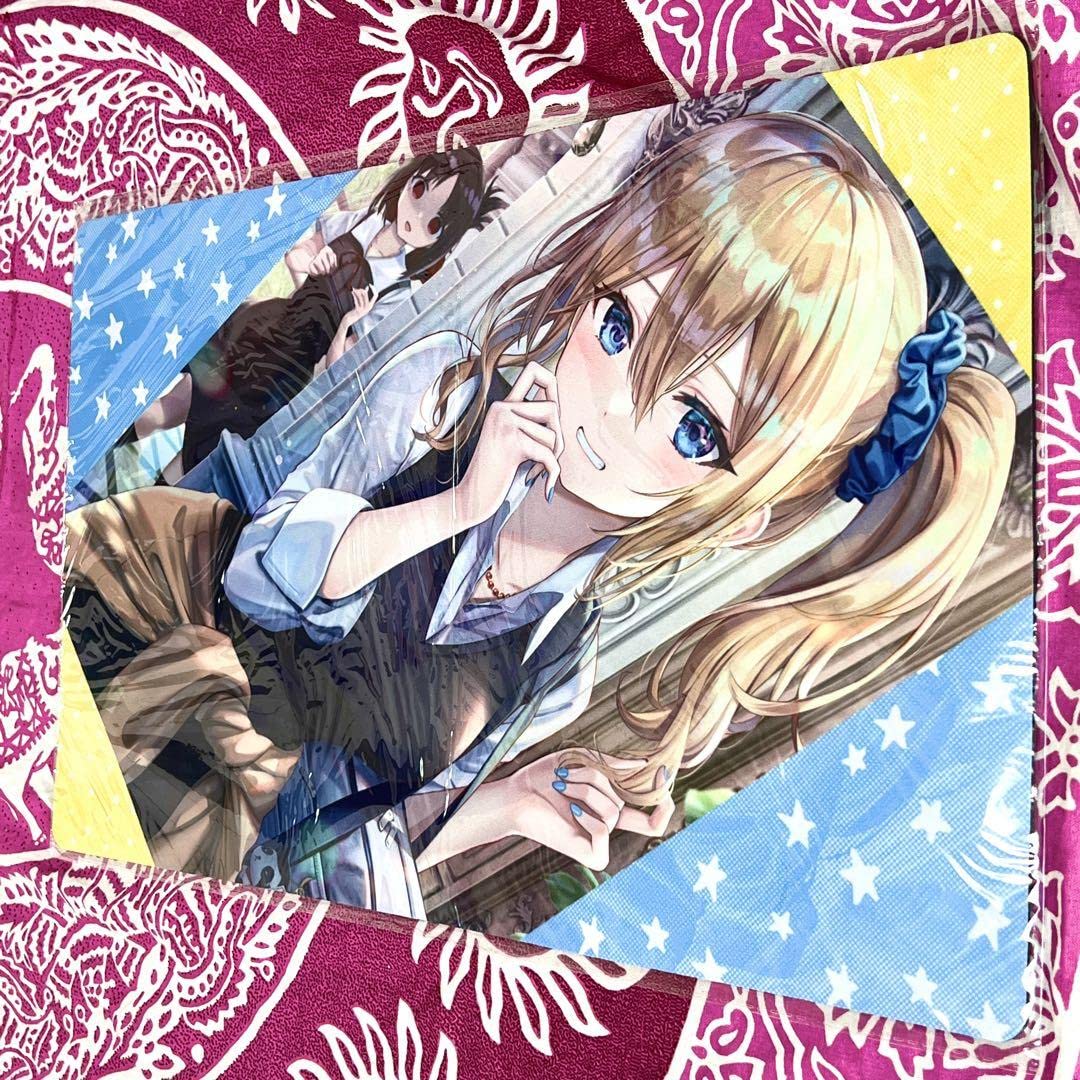 α1 かぐや様は告らせたい 制服&ずぶ濡れ 早坂愛 スリーブ&プレイマット